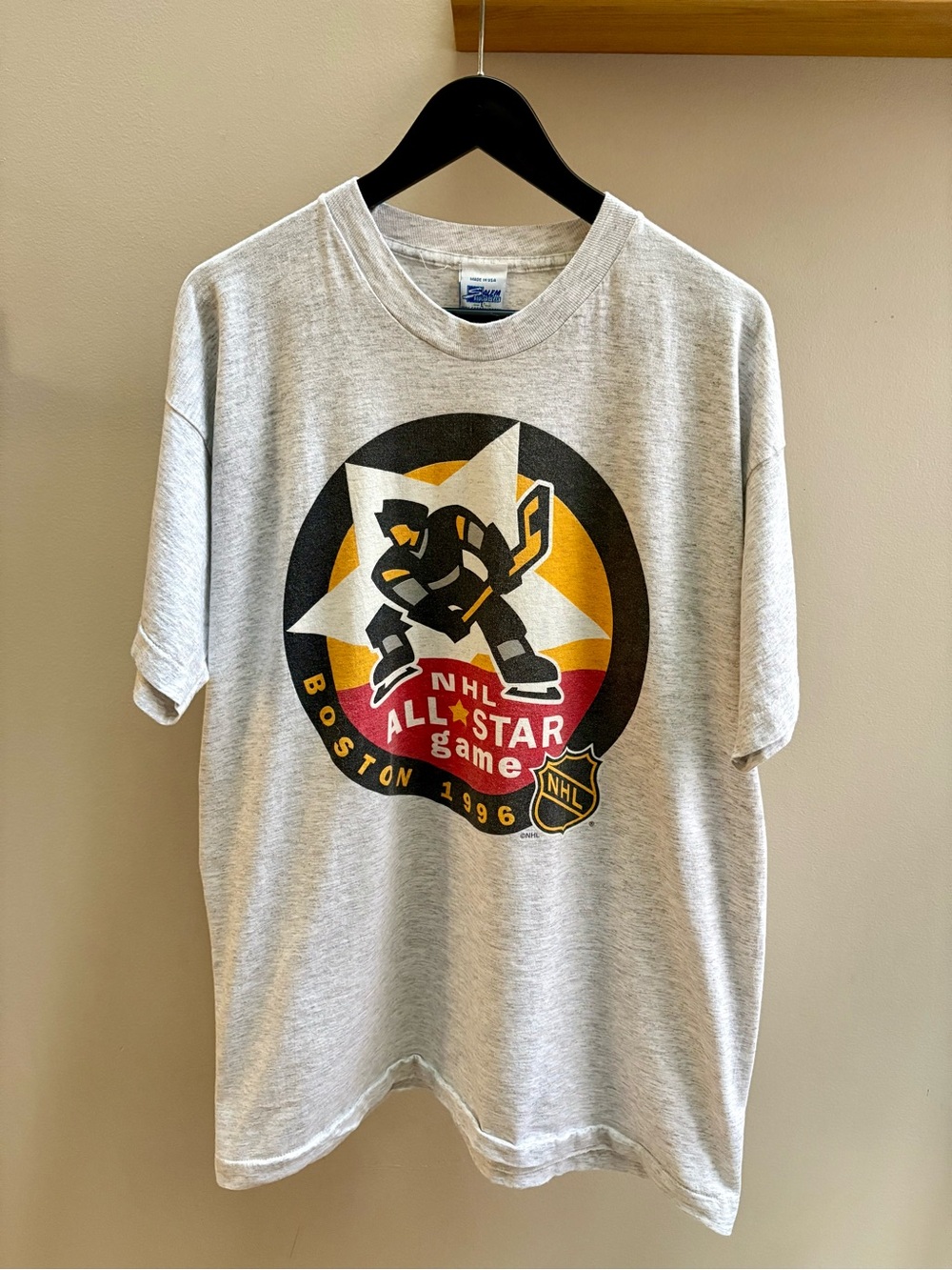 Boston Bruins VTG 1996 NHL All-Star Game Salem Sportswear T-shirt L/XL